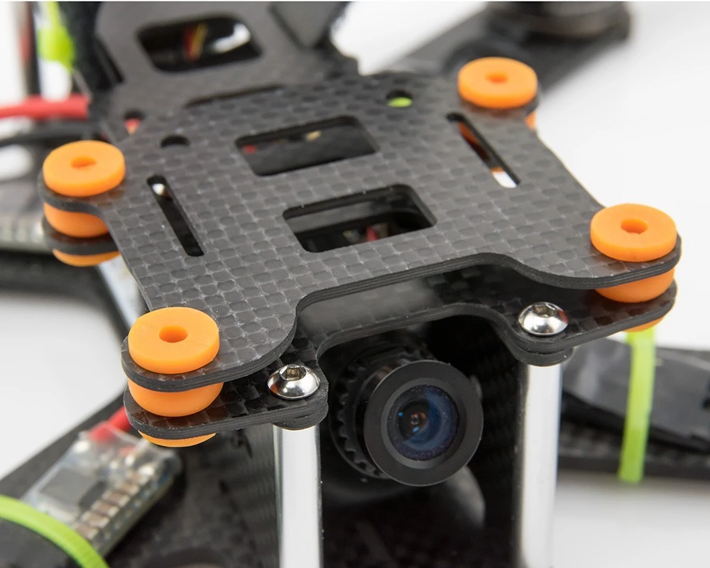 Lumenier QAV-R, QAV180 & QAV210 Carbon Fiber Vibration Damping Camera Plate 4 Lumenier QAV-R, QAV180 & QAV210 Carbon Fiber Vibration Damping Camera Plate - Image 2