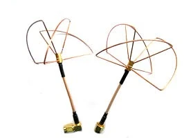 2.4Ghz Clover Leaf Antenna Set Left Handed Circular Polarization 3 2.4Ghz Clover Leaf Antenna Set Left Handed Circular Polarization