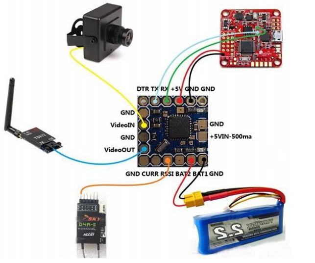 Micro MiniM OSD Naze32 SP Racing F3 4 Micro MiniM OSD Naze32 SP Racing F3 - Image 2