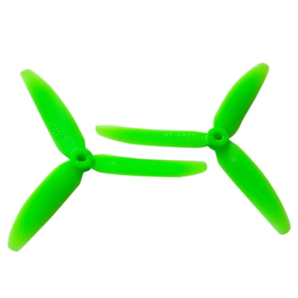 3 Blade Tri Propeller 6x4.5 Green Nylon CCW CW