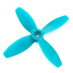 Lumenier 4x4x4 4 Blade Propeller Set Of 4 Blue -Sky Tech Shop 4x4x4 bottom blue