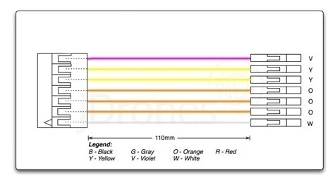 Radio Cable 7 Pins 10 Cm 4 Radio Cable 7 Pins 10 Cm - Image 2