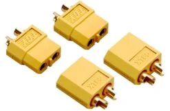 XT60 Connectors With Heat Shrink
