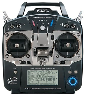 Futaba T10J 10-Channel 2.4 GHz Computer Radio System 3 Futaba T10J 10-Channel 2.4 GHz Computer Radio System