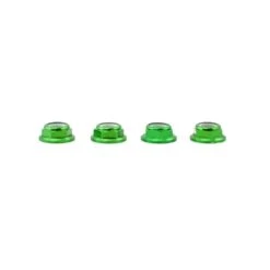 Lumenier M5 Green Aluminum Low Profile Lock Nut Set Of 4 CCW