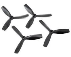 HQProp Durable 5X4.6X3 Tri-Blade Propellers Black