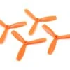 HQProp Durable 5X4.6X3 Tri-Blade Propellers Orange