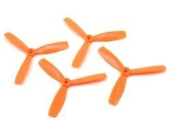 HQProp Durable 5X4.6X3 Tri-Blade Propellers Orange
