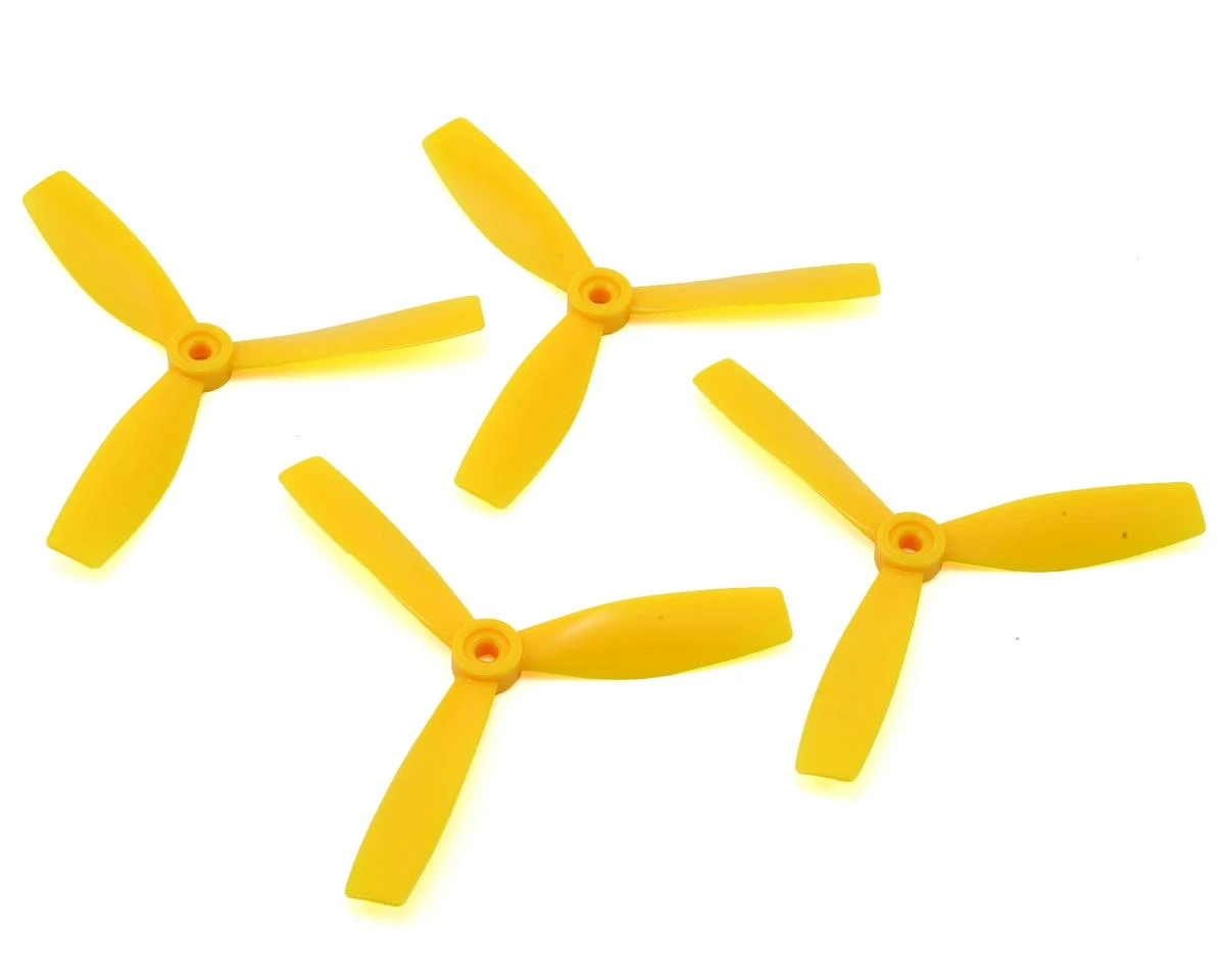 HQProp Durable 5X4.6X3 Tri-Blade Propellers Yellow 3 HQProp Durable 5X4.6X3 Tri-Blade Propellers Yellow
