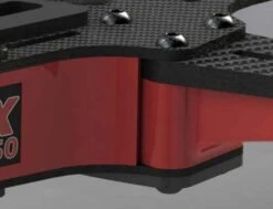 ImmersionRC Vortex 250 Pro Red Plastic Parts Custom Pimp Kit
