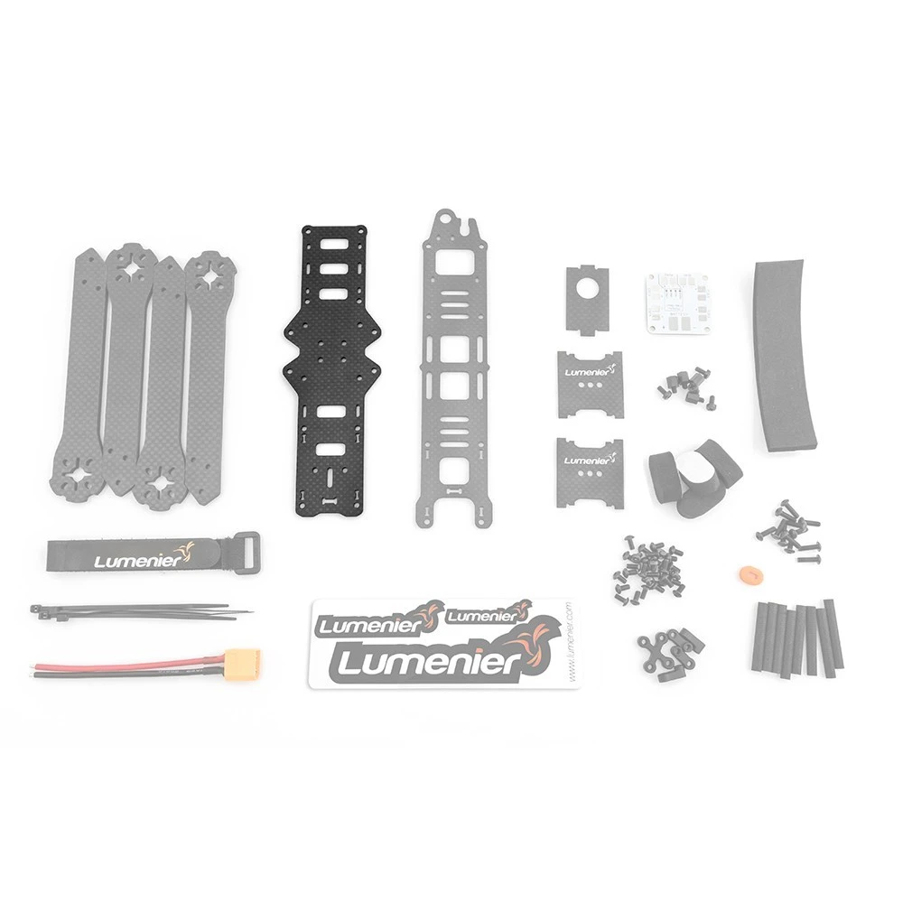 Lumenier QAV-RXL Carbon Fiber Bottom Plate 4 Lumenier QAV-RXL Carbon Fiber Bottom Plate - Image 2