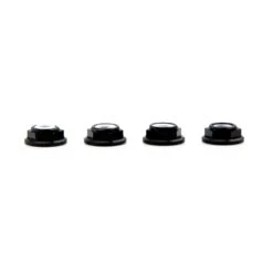 Lumenier M4 Black Aluminum Low Profile Lock Nut Set Of 4 CW