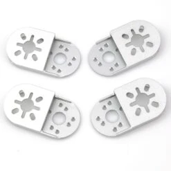 Lumenier QAV250 Angled Motor Mount Extensions Silver