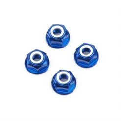 Lumenier M6 Blue Aluminum Lock Nut Set Of 4 CW