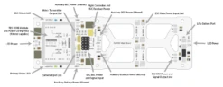 Lumenier QAV250 Fury Power Distribution Board -Sky Tech Shop qav250 fury power distribution board diagram 2