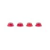 Lumenier M5 Red Aluminum Low Profile Lock Nut Set Of 4 CCW -Sky Tech Shop red