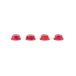 Lumenier M5 Red Aluminum Low Profile Lock Nut Set Of 4 CW