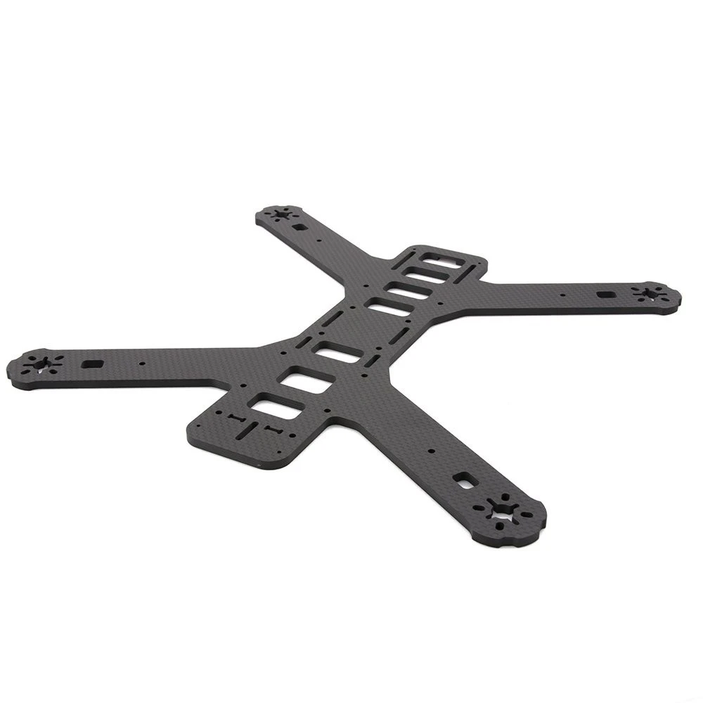 Lumenier QAV250 Plus Main Carbon Fiber Unibody Frame Plate 6" 4mm 4 Lumenier QAV250 Plus Main Carbon Fiber Unibody Frame Plate 6" 4mm - Image 2