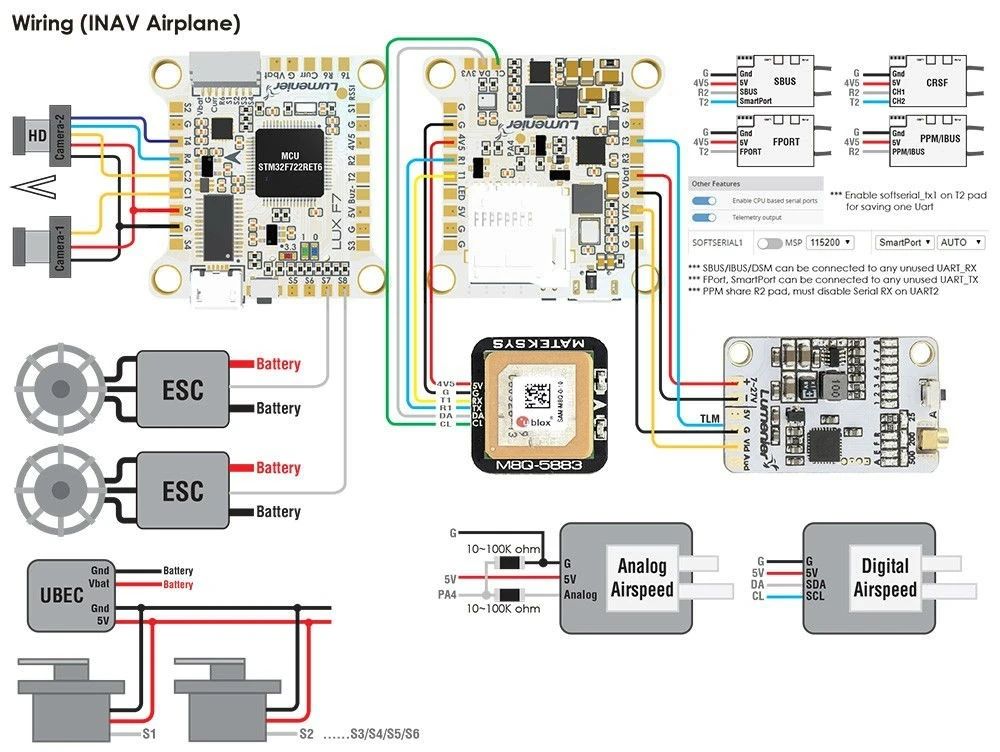 Lumenier LUX F7 Ultimate Flight Controller (Dual Gyros) 6 Lumenier LUX F7 Ultimate Flight Controller (Dual Gyros) - Image 4